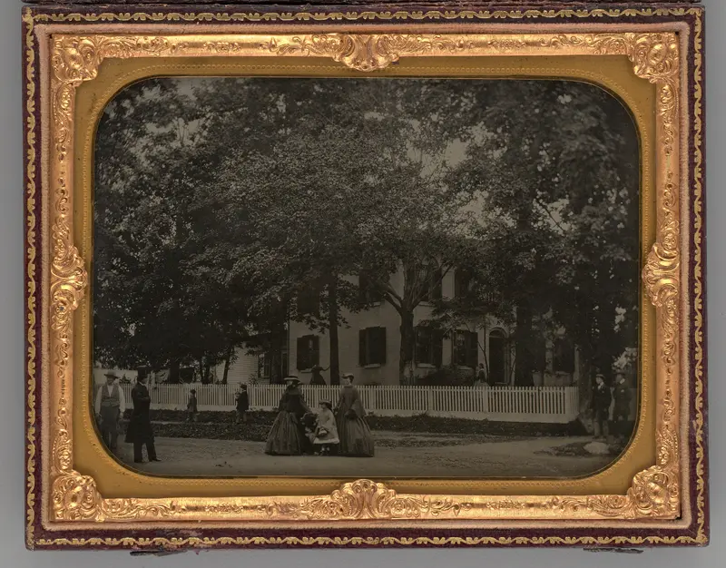 Untitled (People in front of a Building)