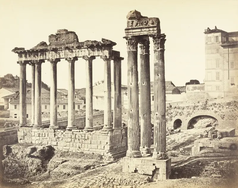Untitled (Ruins of Roman Forum) Wall Art by Robert MacPherson - High-Resolution Digital Print