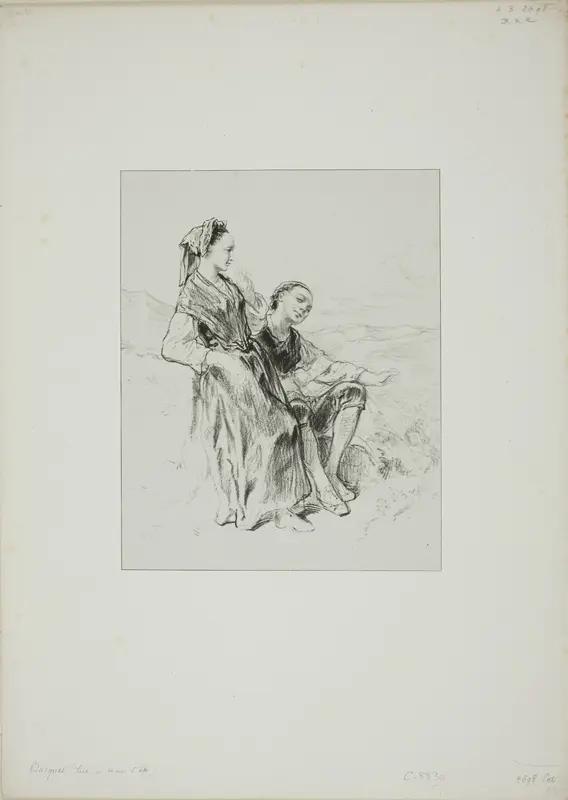 Untitled (Two Basque Girls)
