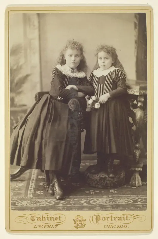 Untitled (Two Sisters) Wall Art by L. W. Felt - High-Resolution Digital Print