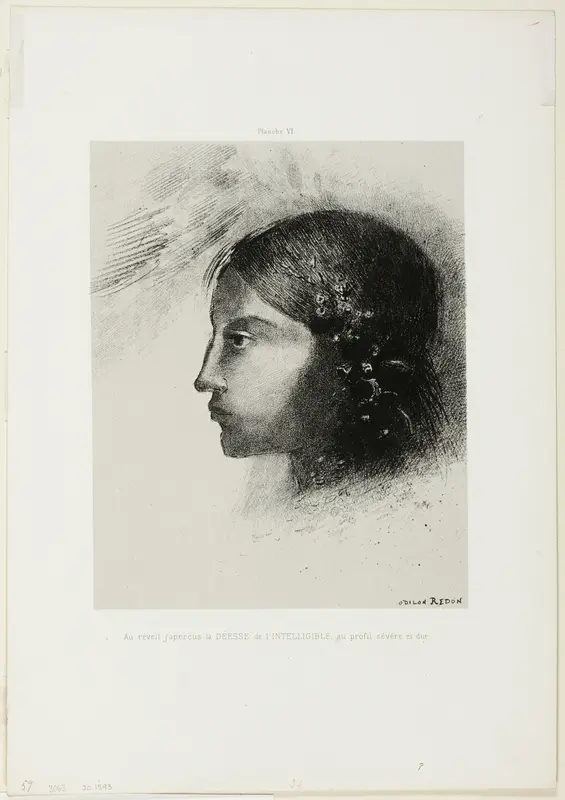 Upon Awakening I Saw the Goddess of the Intelligible With Her Severe and Hard Profile, plate 6 of 6