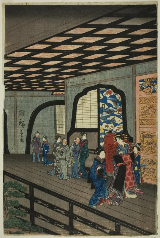 Upper Floor of the Gankiro in Yokohama (Yokohama Gankiro age)