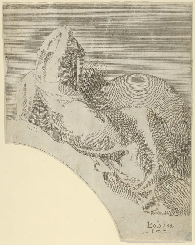 Urania, from "Twelve Muses and Goddesses" Wall Art by Léon Davent - High-Resolution Digital Print