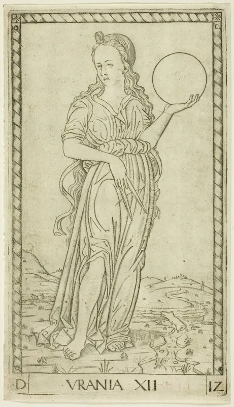 Urania, plate twelve from Apollo and the Muses