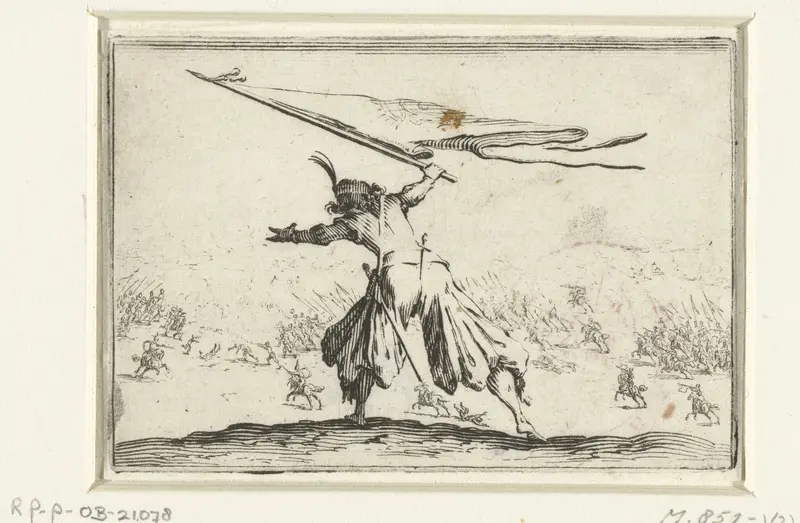 Vaandeldrager Wall Art by Jacques Callot - High-Resolution Digital Print