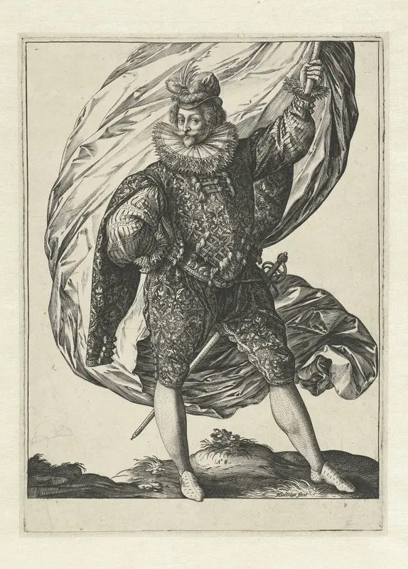 Vaandrig Wall Art by Hendrick Goltzius - High-Resolution Digital Print