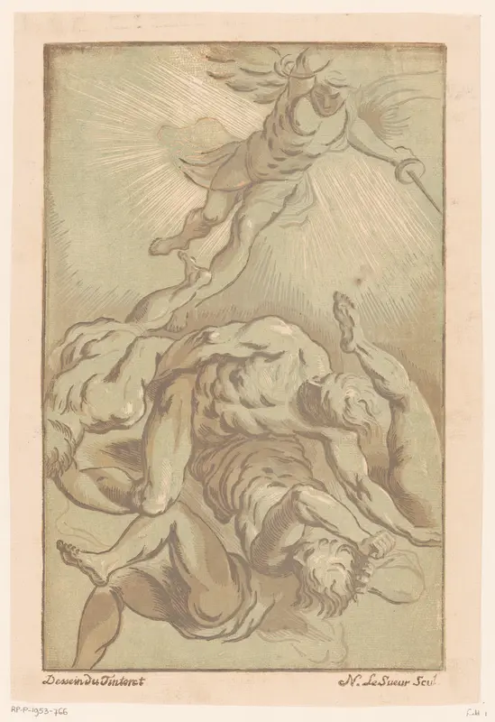 Val van de opstandige engelen Wall Art by Unknown - High-Resolution Digital Print
