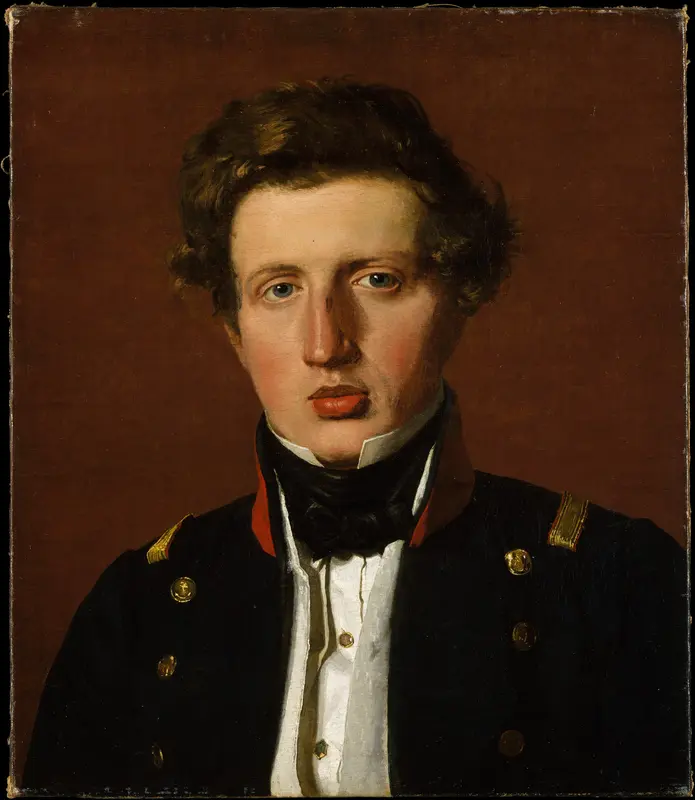 Valdemar Hjartvar Købke (1813–1893), the Artist's Brother Wall Art by Christen Købke - High-Resolution Digital Print