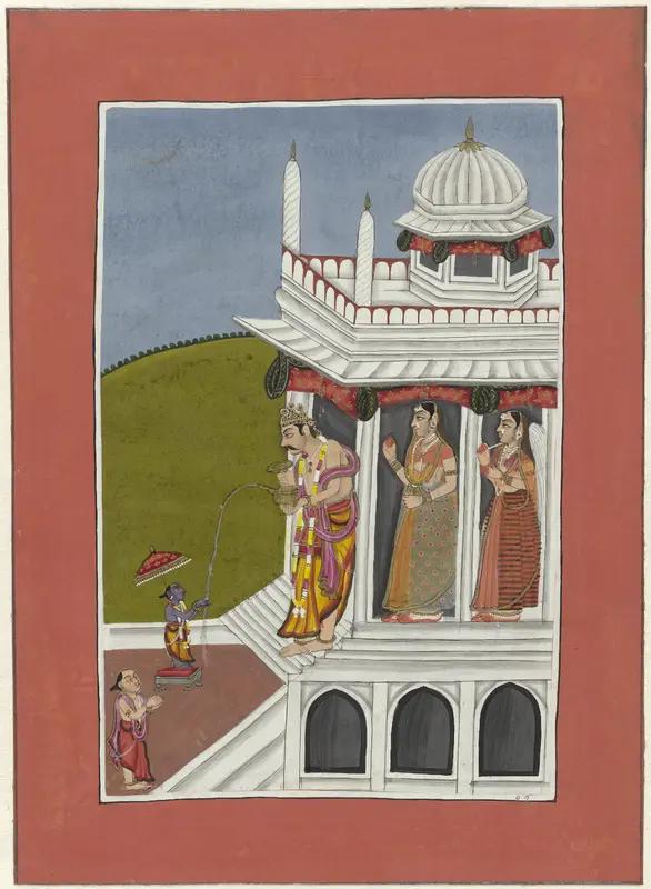 Vamana (incarnatie van Vishnu als kleine mens) Wall Art by Unknown - High-Resolution Digital Print