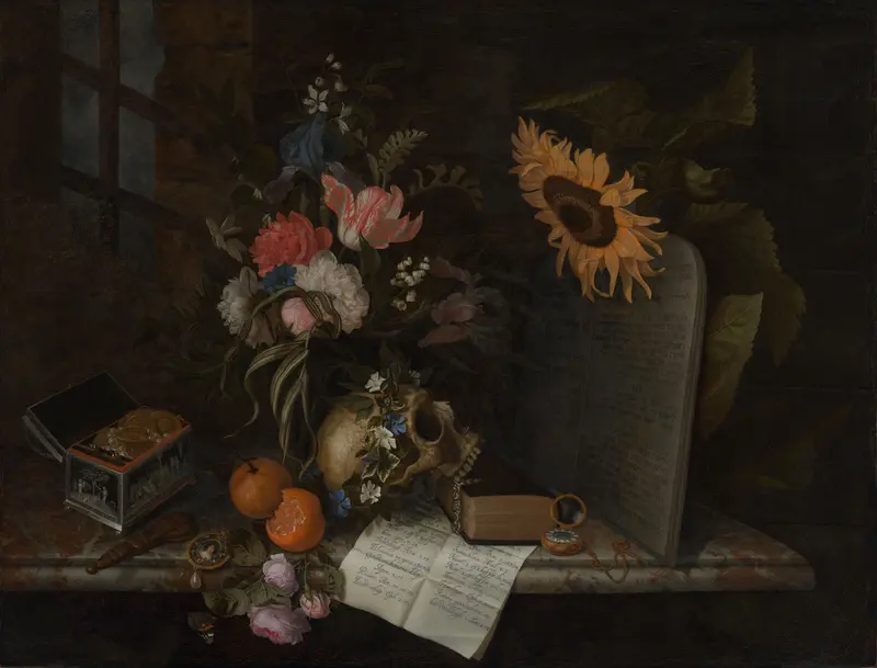Vanitas stilleven Wall Art by Unknown - High-Resolution Digital Print