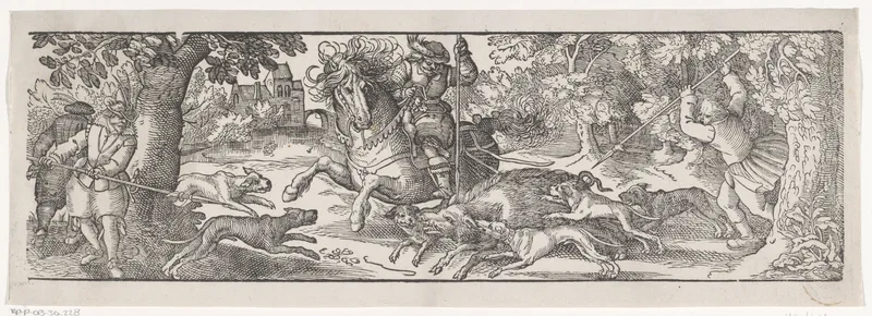 Varkensjacht Wall Art by Philips Serwouters - High-Resolution Digital Print
