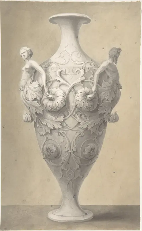 Vase Wall Art by Anonymous, Italian, 19th century - High-Resolution Digital Print