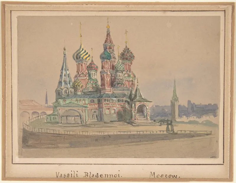 Vassili Blagennoi, Moscow Wall Art by Anonymous, Russian, 19th century - High-Resolution Digital Print