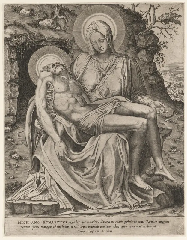 Vatican Pietà Wall Art by Adamo (Ghisi) Scultori - High-Resolution Digital Print