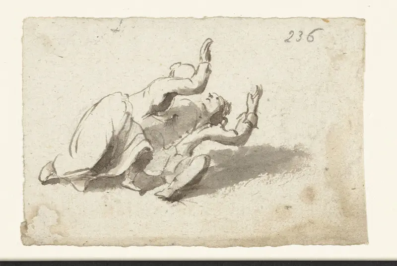 Vechtend stel Wall Art by Harmen ter Borch - High-Resolution Digital Print