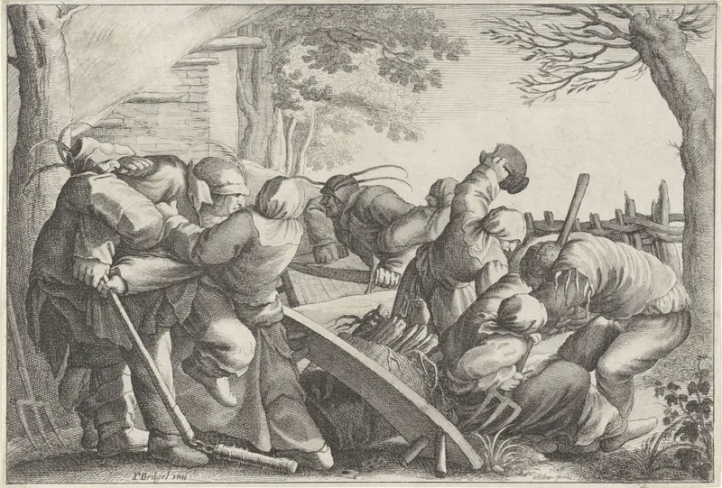 Vechtende boeren Wall Art by Unknown - High-Resolution Digital Print