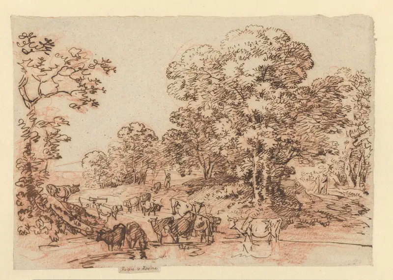 Vee bij een water Wall Art by Isaac Koene - High-Resolution Digital Print