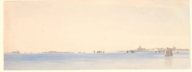Venedig set fra Lagunen Wall Art by P. C. Skovgaard - High-Resolution Digital Print