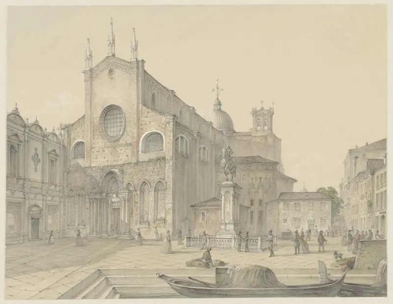Venetië: S. Giovanni & Paolo Wall Art by Karoly Lajos Libay - High-Resolution Digital Print