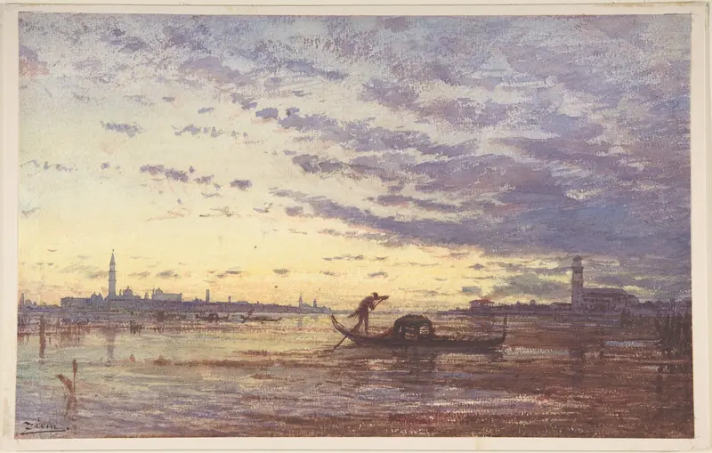 Venice Wall Art by Félix-François-Georges-Philibert Ziem - High-Resolution Digital Print