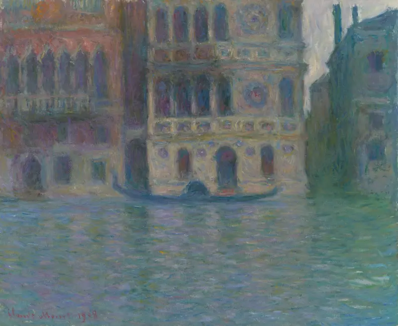 Venice, Palazzo Dario Wall Art by Claude Monet - High-Resolution Digital Print