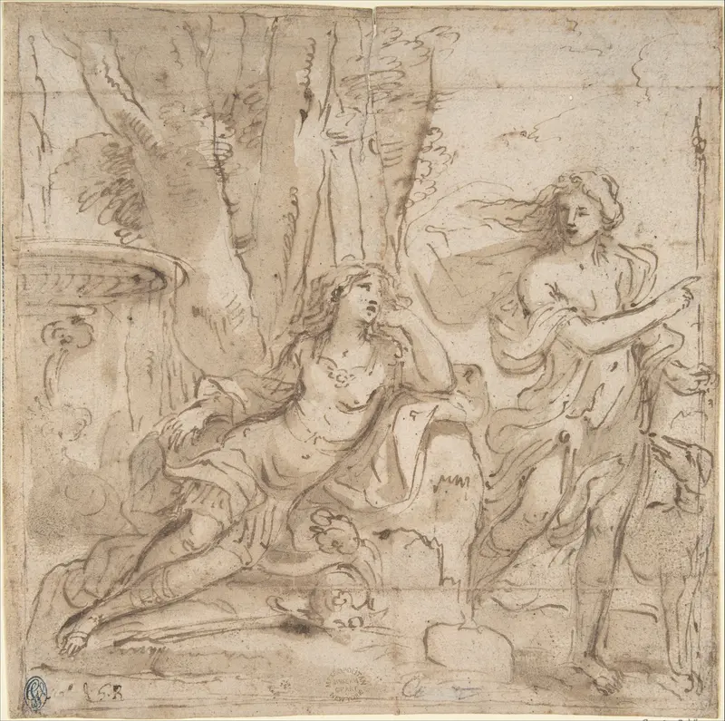 Venus and Adonis Wall Art by Anonymous, Italian, Roman-Bolognese, 17th century - High-Resolution Digital Print