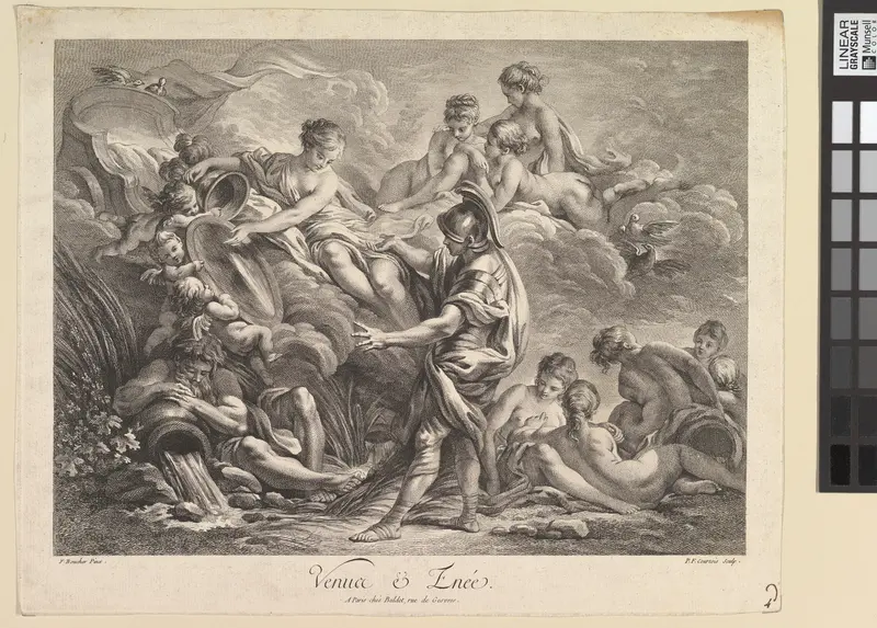 Venus and Aeneas Wall Art by Pierre François Courtois - High-Resolution Digital Print