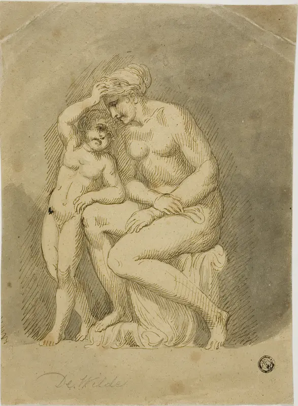 Venus and Cupid Wall Art by Samuel De Wilde - High-Resolution Digital Print