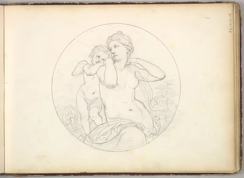 Venus and Cupid Wall Art by Frederic, Lord Leighton - High-Resolution Digital Print