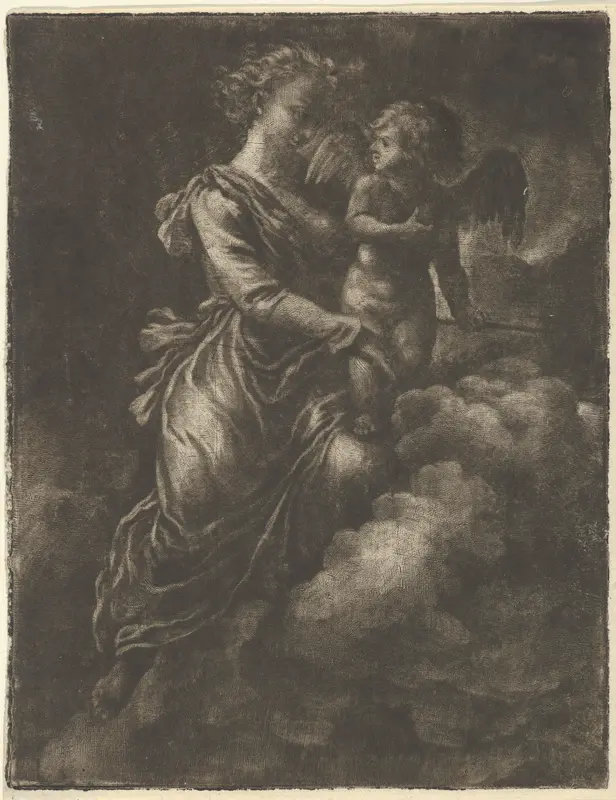Venus and Cupid Wall Art by Allart van Everdingen - High-Resolution Digital Print