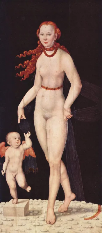 Venus and Cupid Wall Art by Heinrich Bollandt - High-Resolution Digital Print