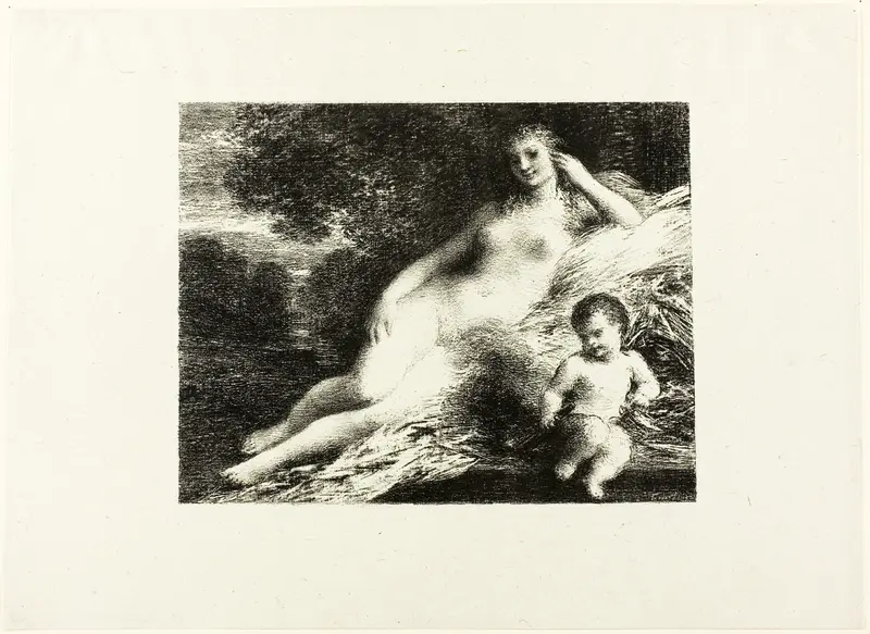 Venus and Cupid, second plate