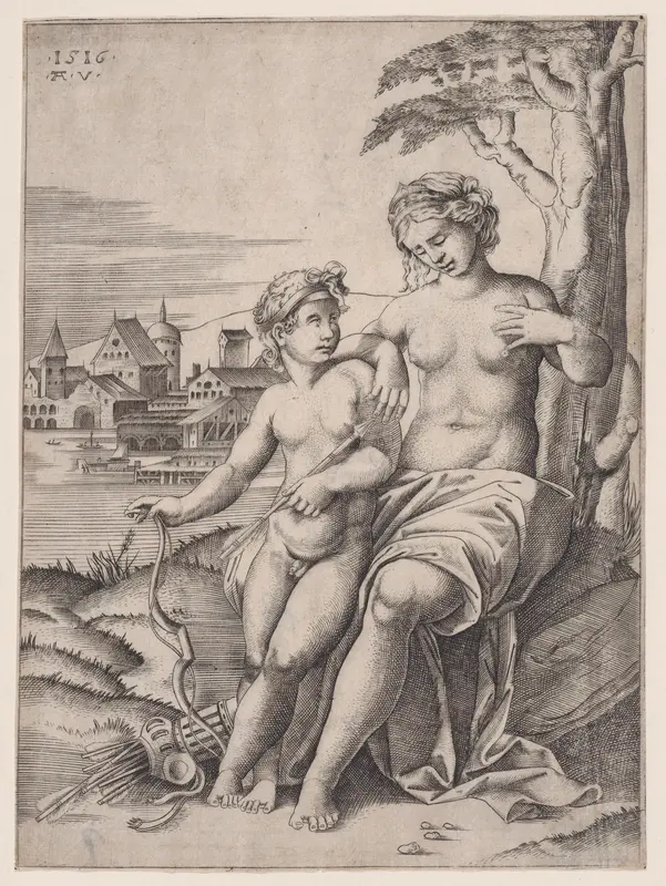Venus and Eros