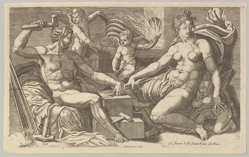 Venus and Vulcan at the Forge