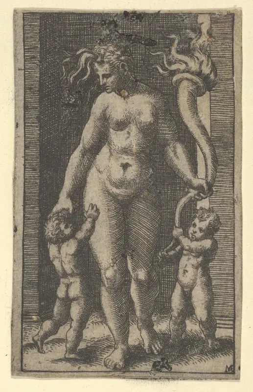 Venus attended by cupids