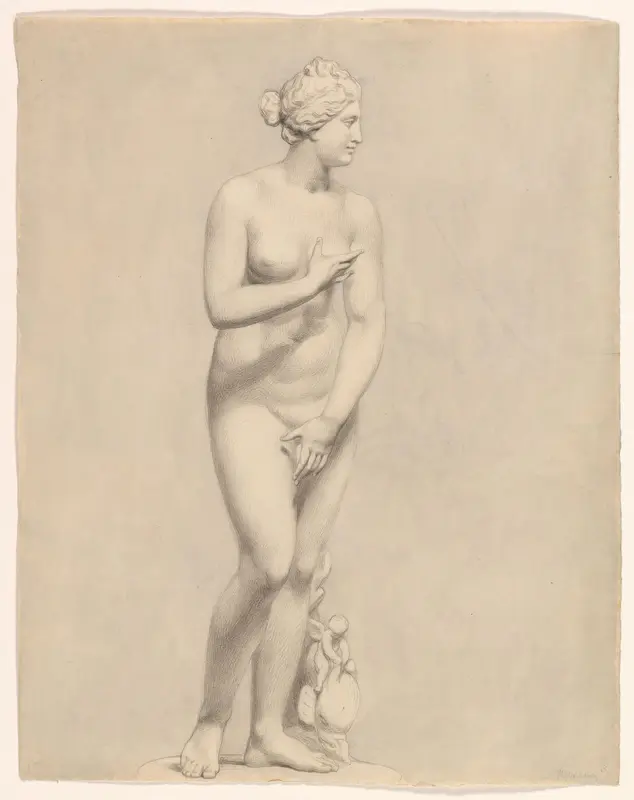 Venus de' Medici, van voren Wall Art by Jacobus Everhardus Josephus van den Berg - High-Resolution Digital Print
