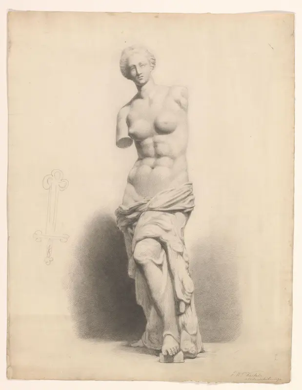 Venus de Milo, van voren Wall Art by Jacobus Everhardus Josephus van den Berg - High-Resolution Digital Print