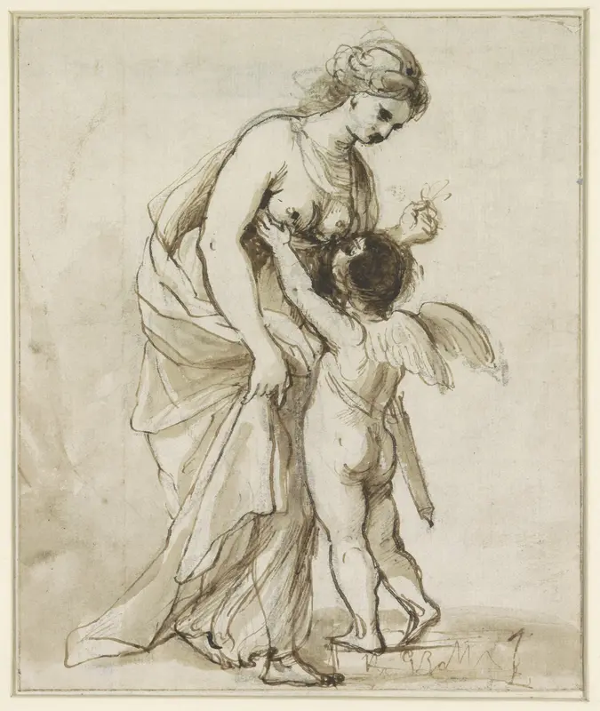 Venus en Amor Wall Art by Angelica Kauffmann - High-Resolution Digital Print