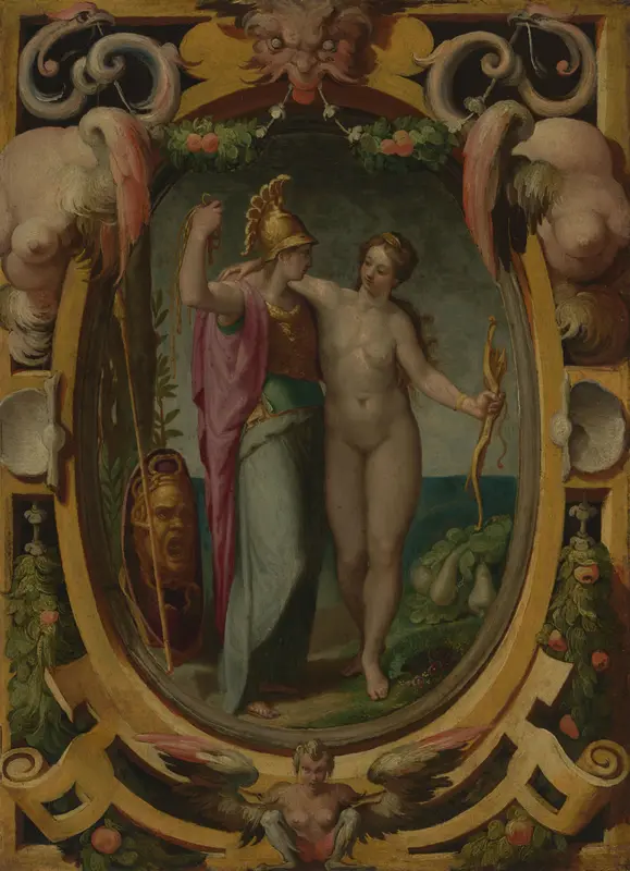 Venus en Minerva Wall Art by Unknown - High-Resolution Digital Print