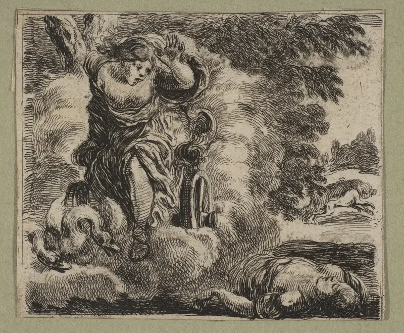 Venus et Adonis Wall Art by Stefano della Bella - High-Resolution Digital Print