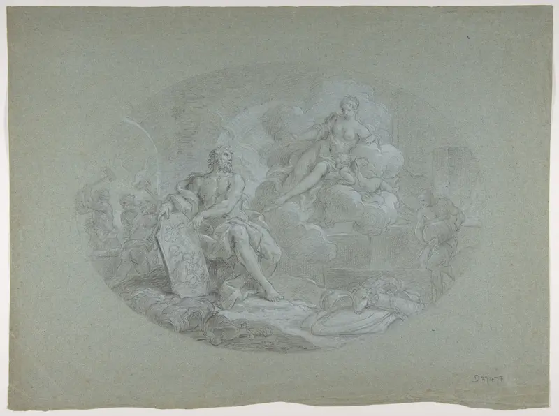 Venus in the Forge of Vulcan (Aeneid VIII: 370 ff) Wall Art by Stefano Pozzi - High-Resolution Digital Print