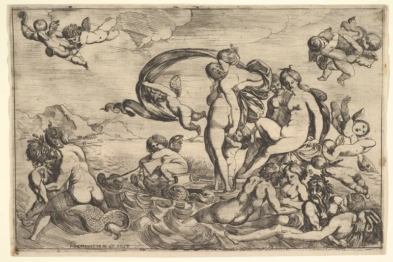 Venus on a Chariot Wall Art by Pierre Brebiette - High-Resolution Digital Print