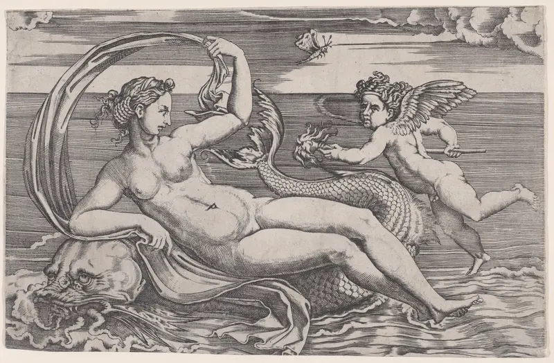 Venus Reclining on a Dolphin