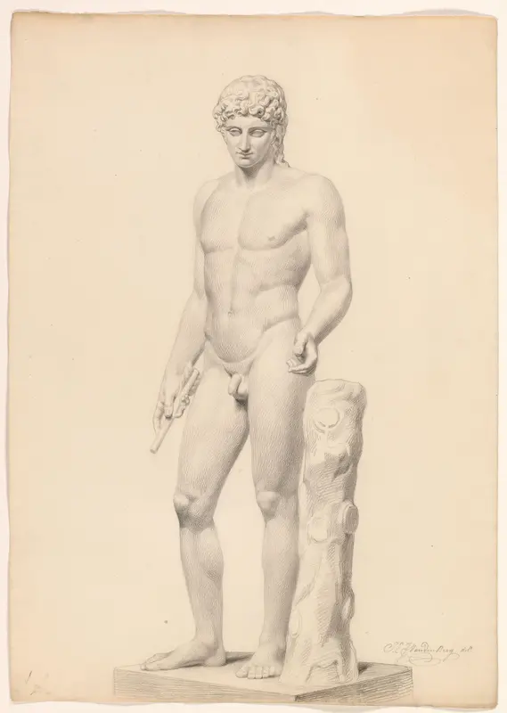 Vergelijkbaar met Adonis Centocelle, naar links Wall Art by Jacobus Everhardus Josephus van den Berg - High-Resolution Digital Print