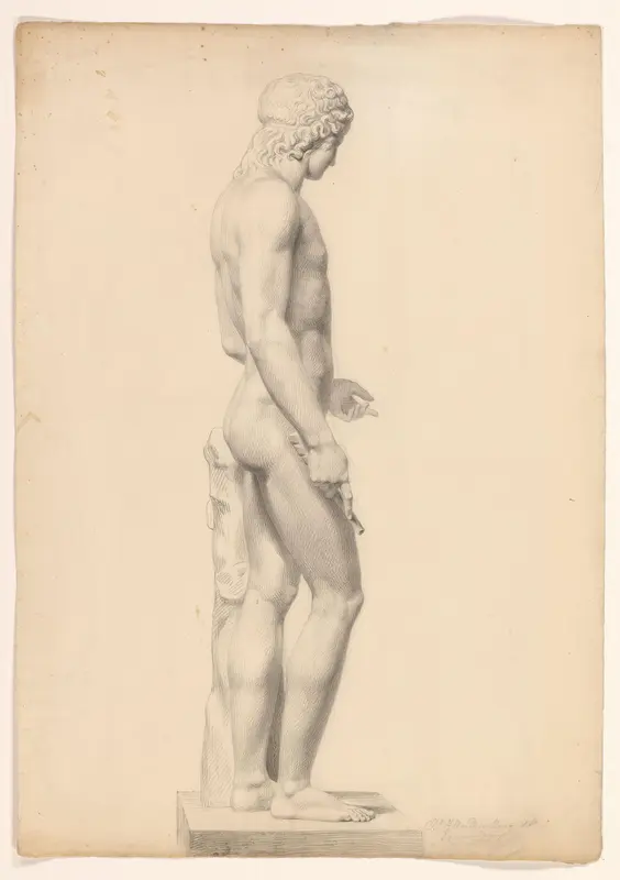 Vergelijkbaar met Adonis Centocelle, naar rechts Wall Art by Jacobus Everhardus Josephus van den Berg - High-Resolution Digital Print