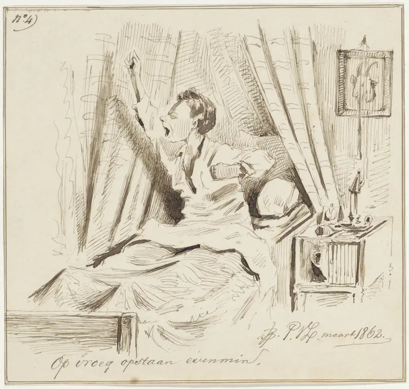 Verhaal van de jongen Jantje, nr. 4 Wall Art by Pieter van Loon - High-Resolution Digital Print