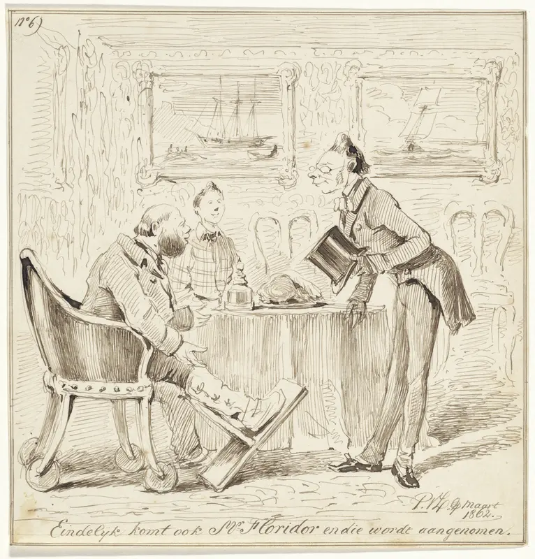 Verhaal van de jongen Jantje, nr. 6 Wall Art by Pieter van Loon - High-Resolution Digital Print