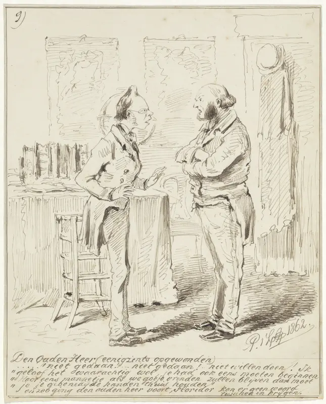 Verhaal van de jongen Jantje, nr. 9 Wall Art by Pieter van Loon - High-Resolution Digital Print
