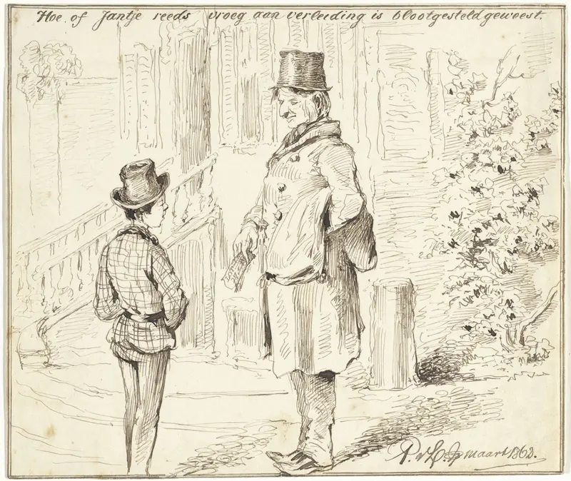 Verhaal van de jongen Jantje Wall Art by Pieter van Loon - High-Resolution Digital Print