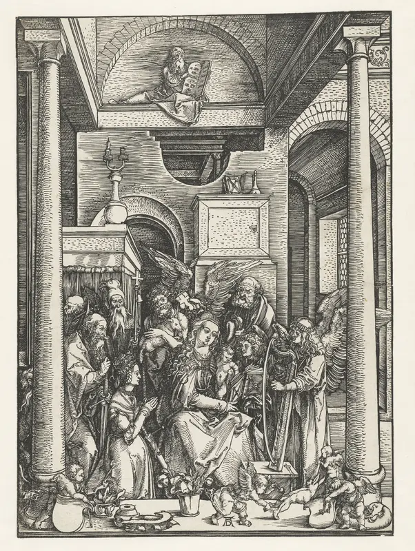 Verheerlijking van Maria Wall Art by Unknown - High-Resolution Digital Print